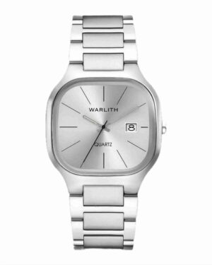 white aura analog watch