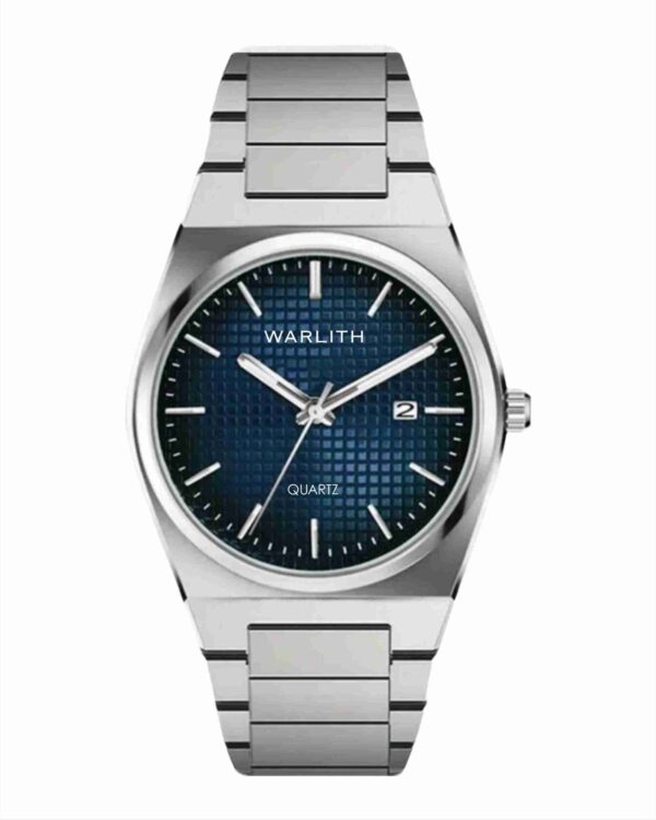white aura analog watch